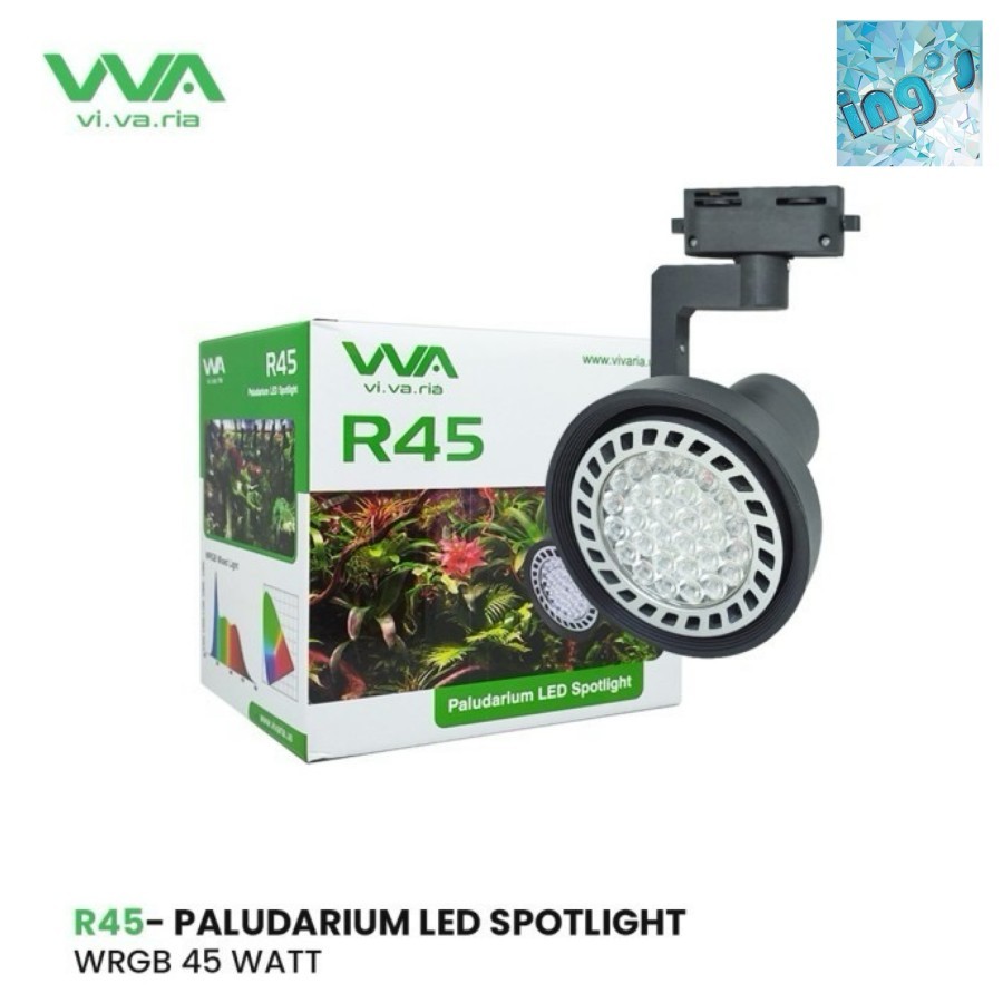 Vivaria R45 WRGB Lampu Paludarium 45w + Fitting