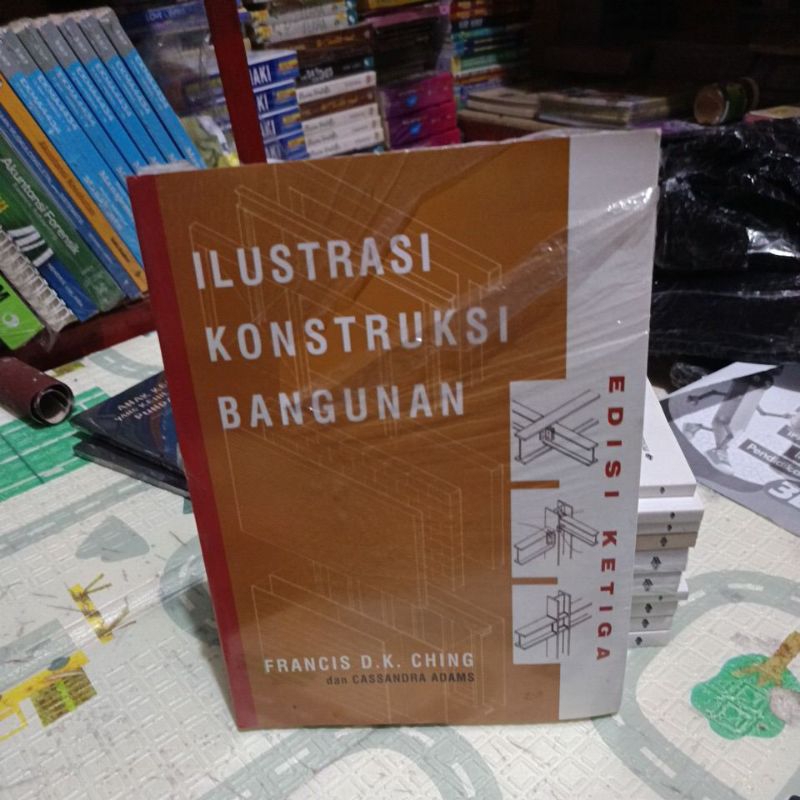 original buku ilustrasi kontruksi bangunan ed 3 by francis d. k ching