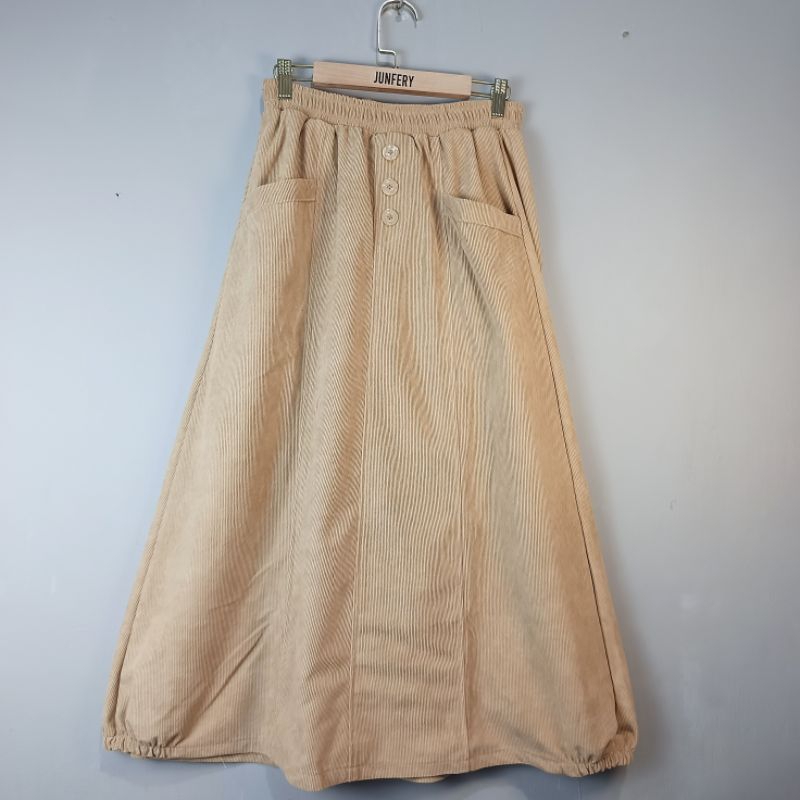 Rok Line A Corduroy skirt Rok Midi Premium Rok 7/8