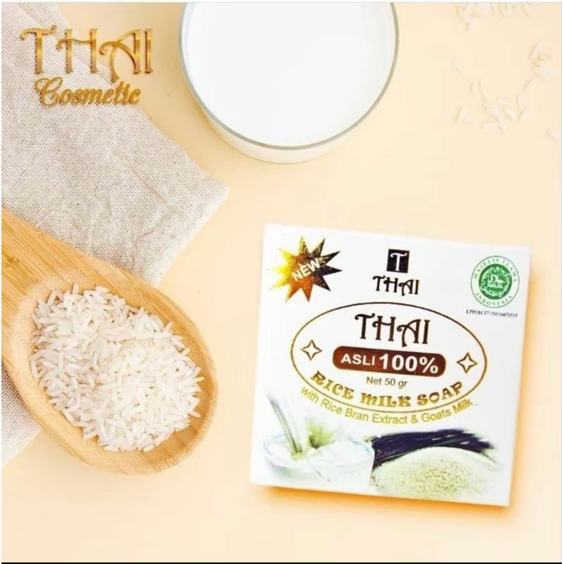 Thai Rice Milk Soap Sabun beras Thailand