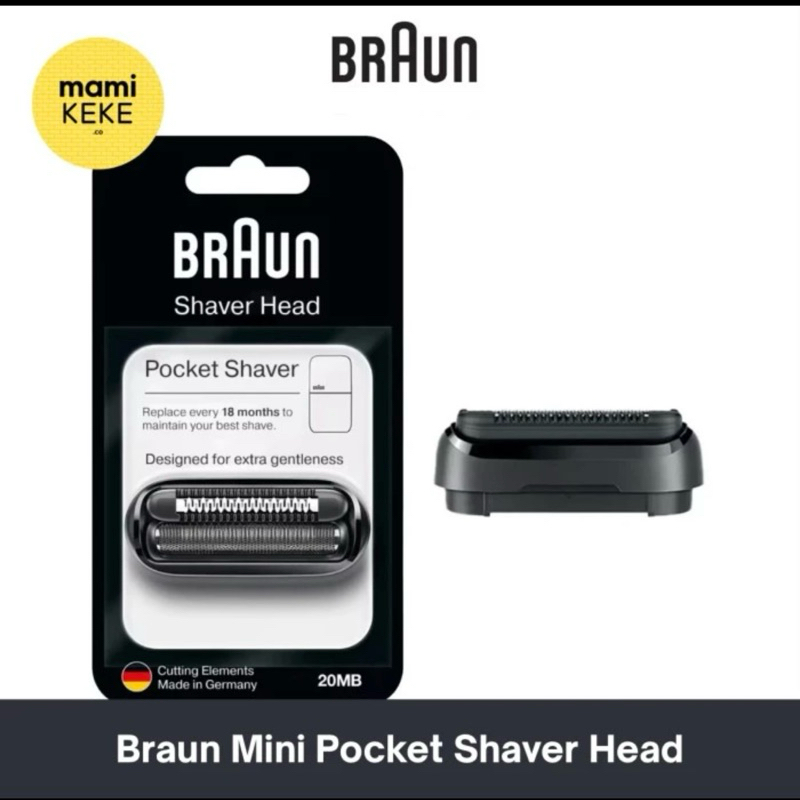 Braun Series M Braun 20MB Electric Shaver Head Foil & Cutter Replacement Cassette Braun Mini Shaver 