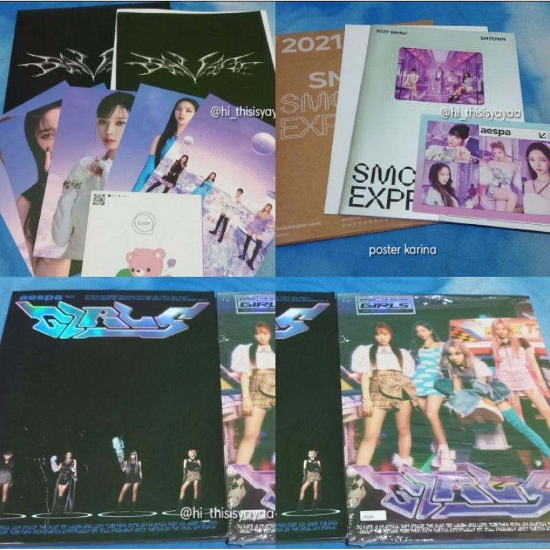 ALBUM ONLY AESPA SAVAGE GIRLS SMCU