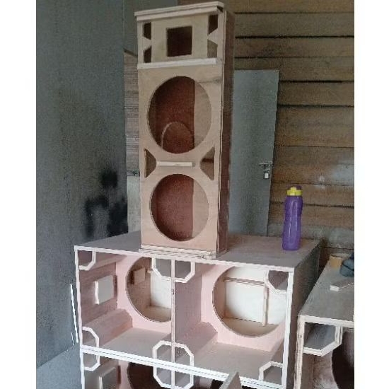 Potongan Box Speaker SR Double + Twiter 8 inch - 15 inch