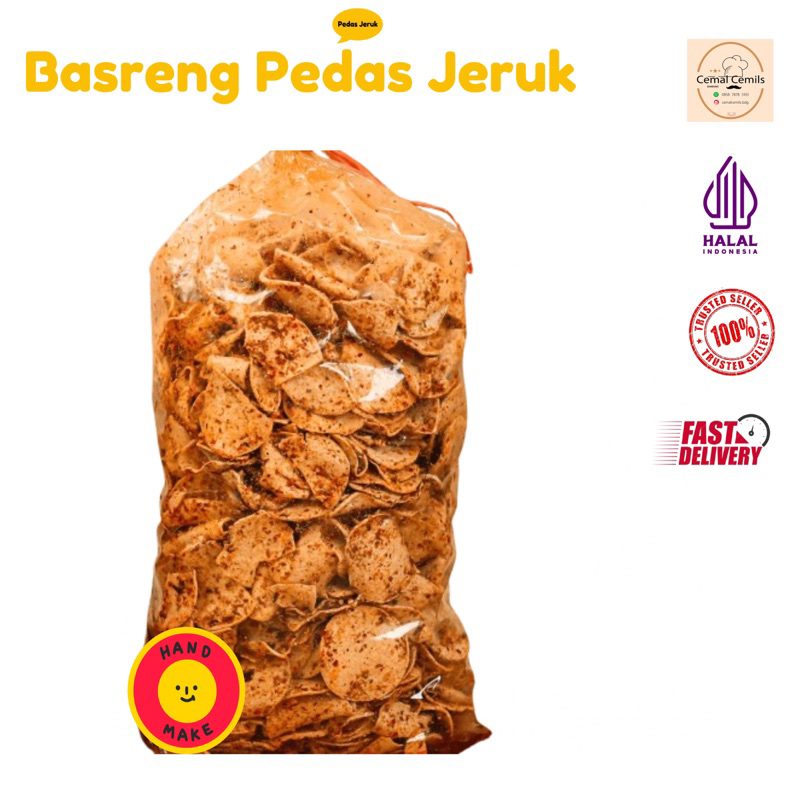 

[READY STOCK] 250gr BASRENG PEDAS JERUK ASIN GURIH