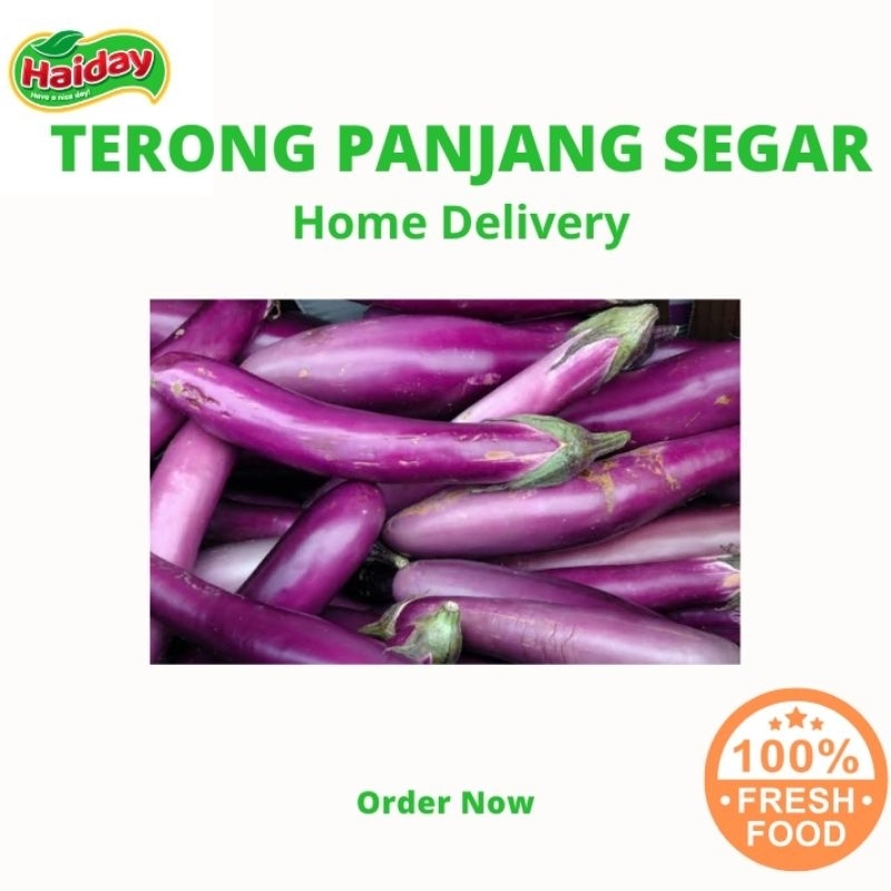 

Terong ungu panjang segar 500g