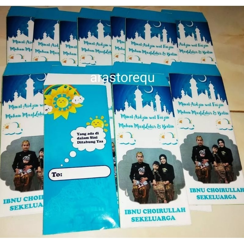 

amplop custom foto idul fitri tanpa lipat
