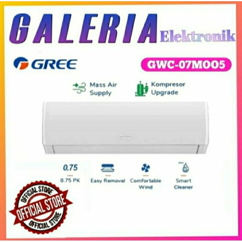 AC SPLIT GREE 3/4PK STANDAR GWC-07MOO5S / GWC 07MOO5S / GWC07MOO5S