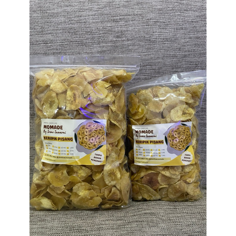 

Keripik Pisang Asin, Manis, dan Original
