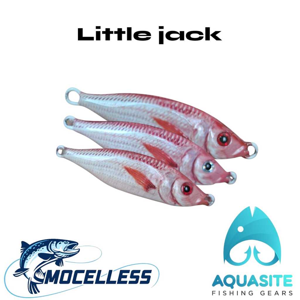 metal jig bionik little jack full GID 40, 60, 80 gram umpan jigging super realistik kurisi