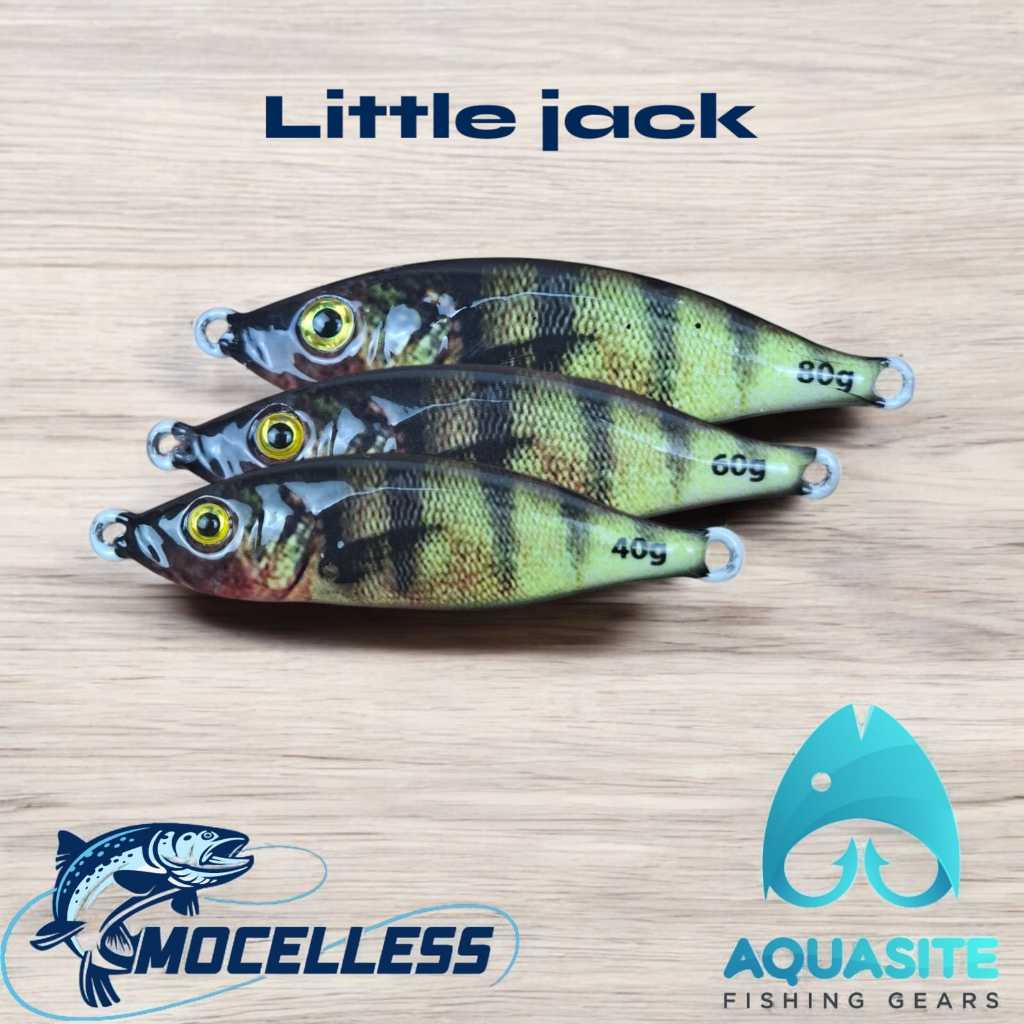 metal jig bionik little jack full GID 40, 60, 80 gram umpan jigging super realistik HE