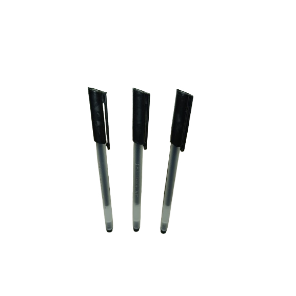 

Pulpen Hitam 1 pack 12pcs Pulpen Ulir