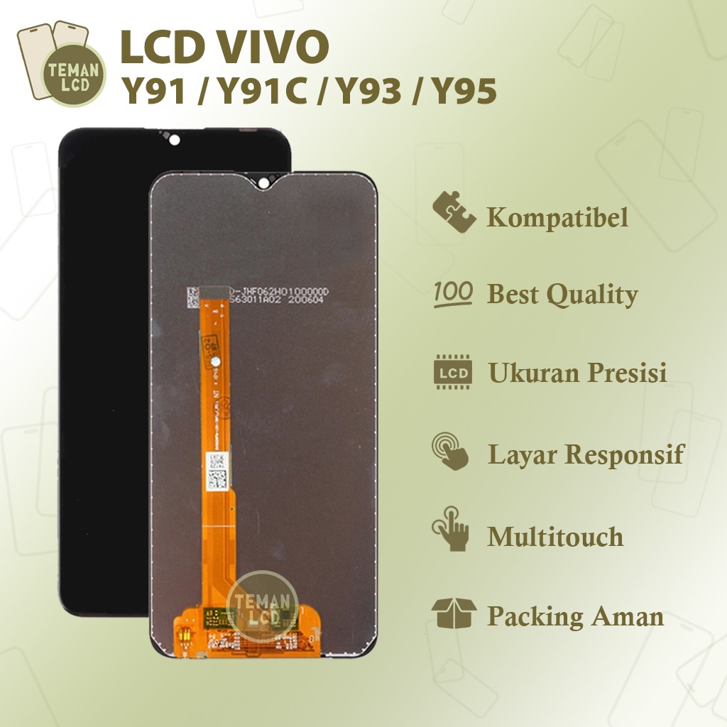 LCD Vivo Y91 / Y91C / Y93 / Y95 - Original 100% Fullset Touchscreen