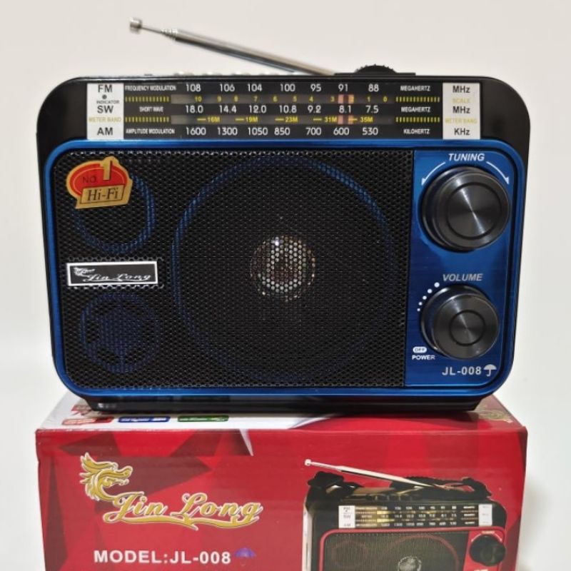 Radio+Bluetooth Speaker JIN LONG JL-008