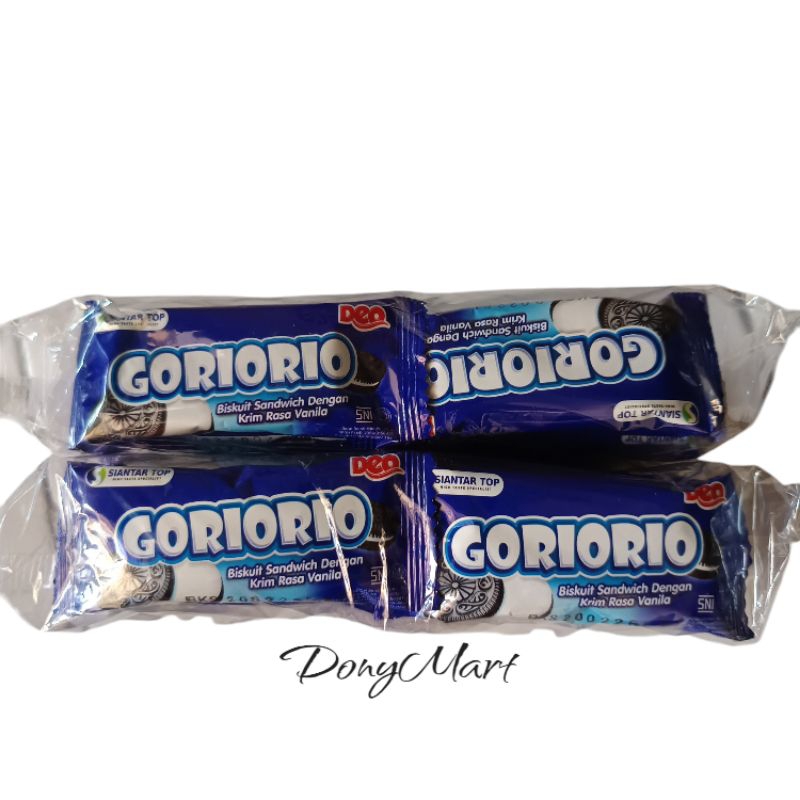 

Goriorio Biskuit Krim Rasa Vanilla Renceng Isi 20 Pcs | Goriorio 500 an