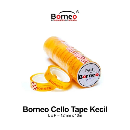 

TBMO ECER CELLO TAPE BORNEO CORE KECIL 12MMX25Y