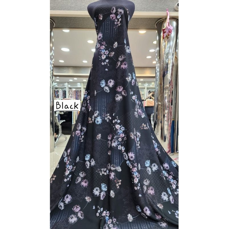 kain santung silk / sutra motif