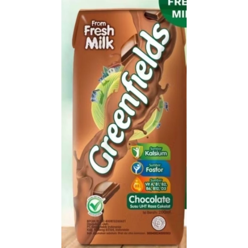 

GREENFIELD SUSU 200ML CHOCOLATE DAN STRAWBERRY
