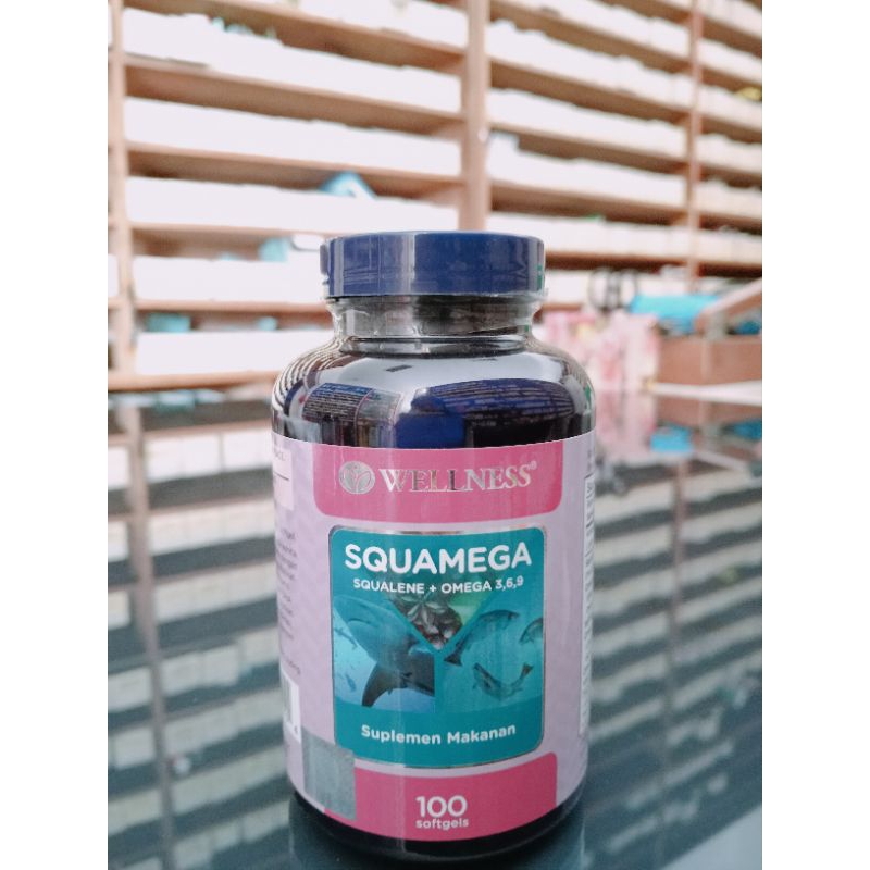 WELLNESS SQUAMEGA ISI 100 SOFTGEL/OMEGA 369/SQUALENE