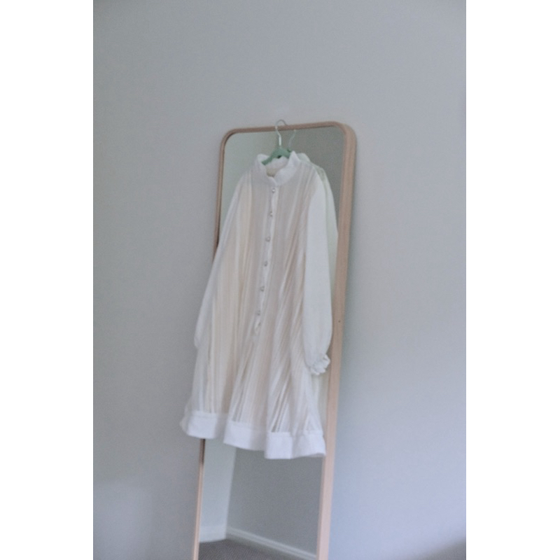 Sara dress atasan tunik dress putih cantik lebaran hitam putih cream terusan midi