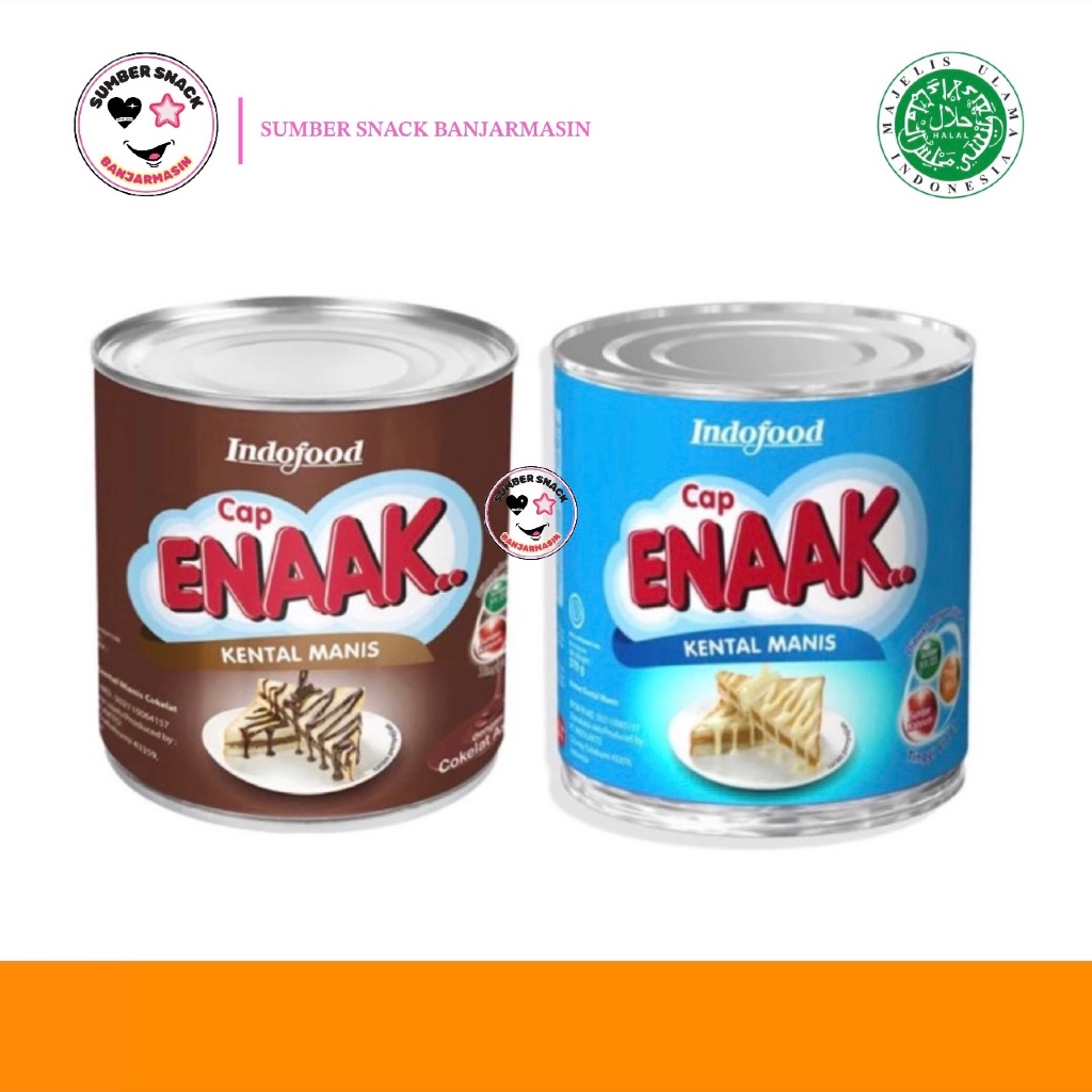 

Cap Enaak Kental Manis Kaleng (370g) (2 Varian Rasa)