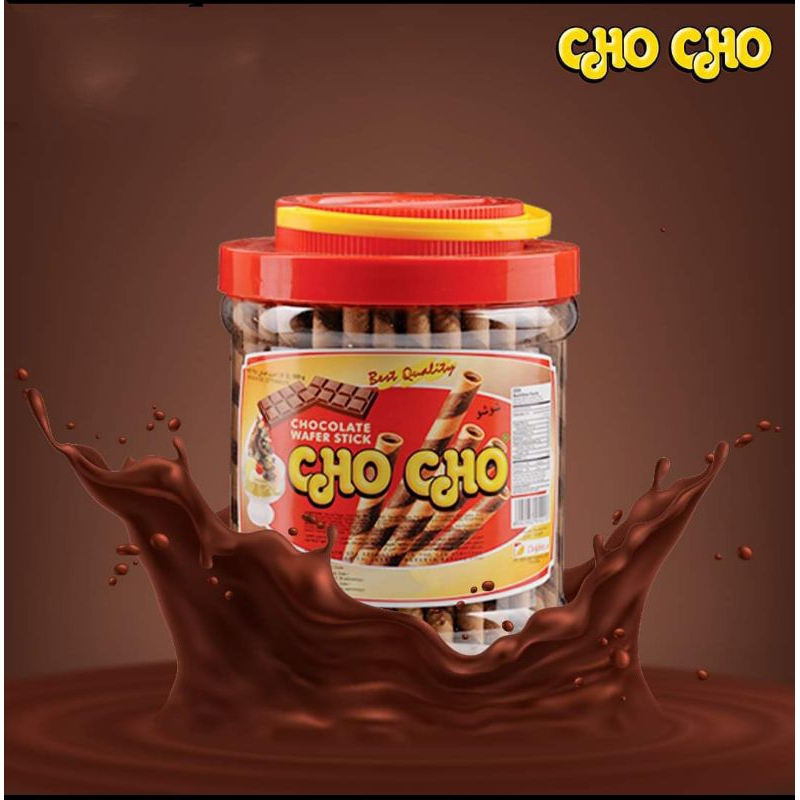 

CHO CHO Wafer Stick Coklat 500g Kemasan Jar untuk Hampers Lebaran Murah Surabaya