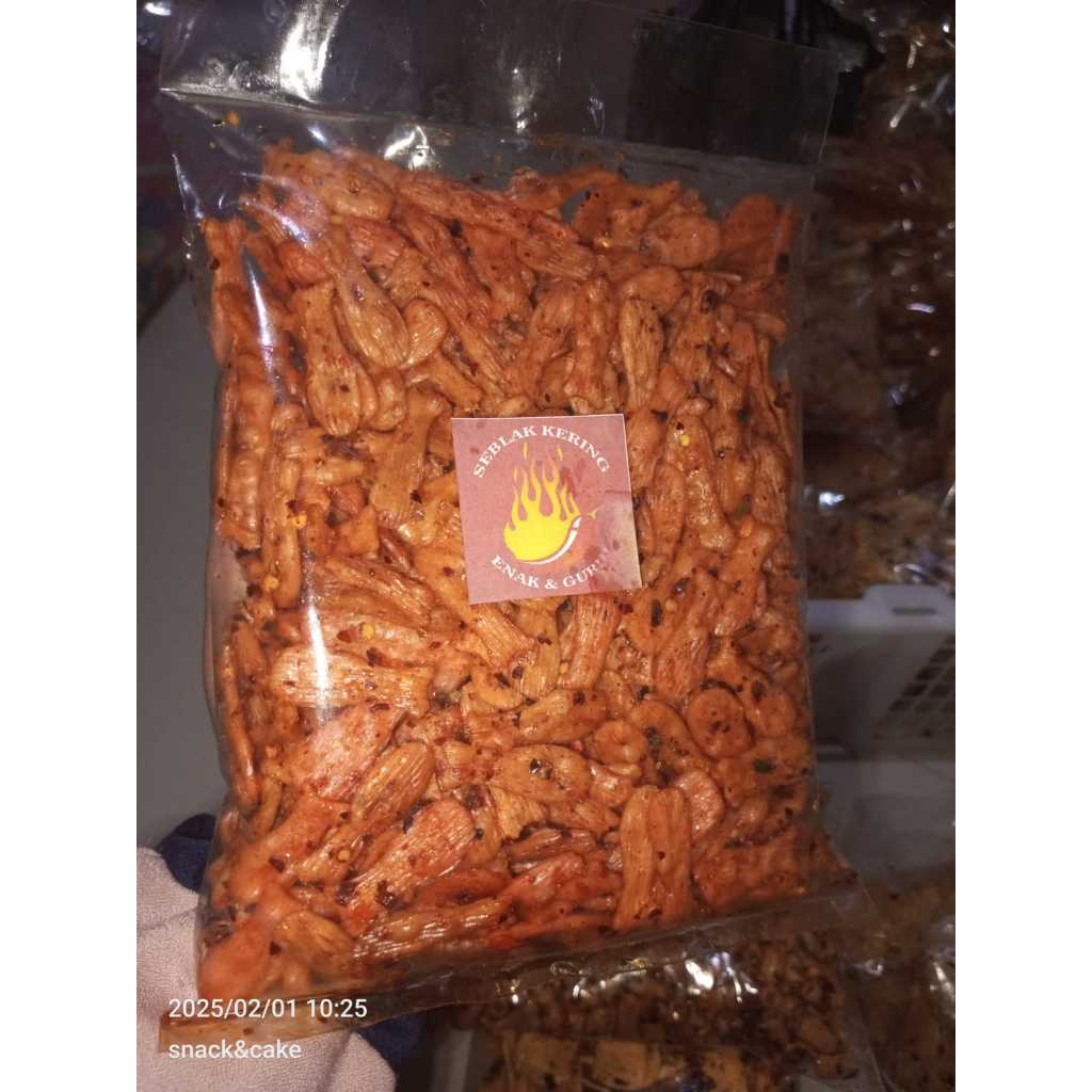 

TERMURAH Seblak Kering Sebring Krupuk Ikan Kerupuk Lauk Pedas Cikruh bojot Cabe Chili Oil