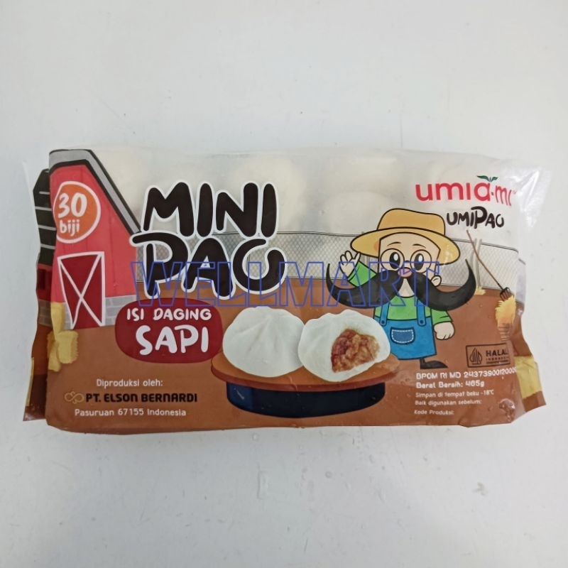 

Umiami Mini Pao Isi Daging Sapi Isi 30 480gr Bakpao Mini Frozen