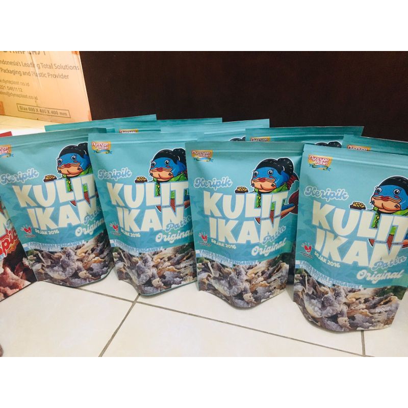 

Kripik kulit ikan patin Original