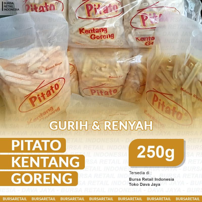 

PITATO KENTANG GORENG/KRIPIK KENTANG/FRENCH FRIES