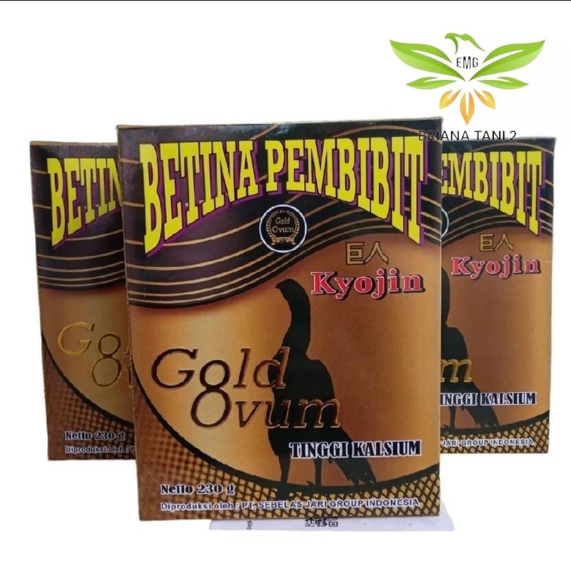 Kyojin Gold Ovum Betina pembibit 230gr Pakan Ayam Vitamin Ayam Bangkok, Ayam Laga, Ayam Laga