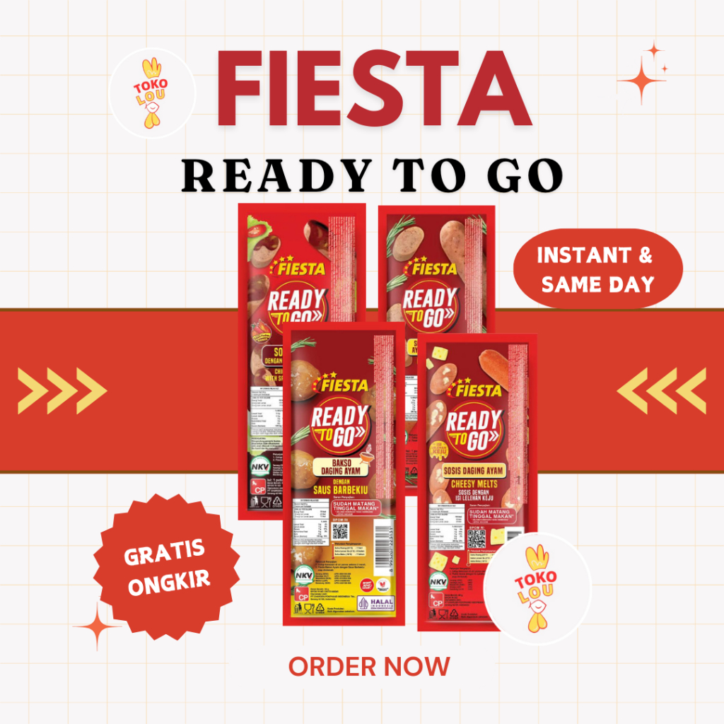 

FIESTA READY TO GO SIAP SAJI | SOSIS BAKSO SIAP MAKAN