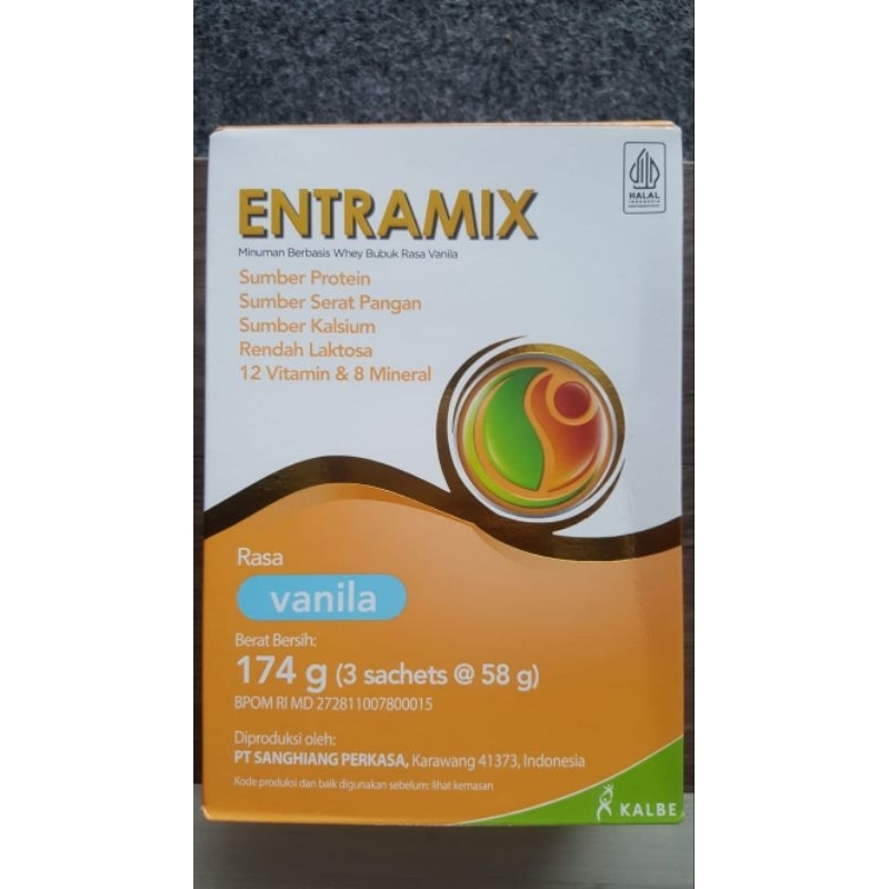 

Entramix rasa Vanila 174 gram Nutrisi Lengkap Vitamin dan Mineral