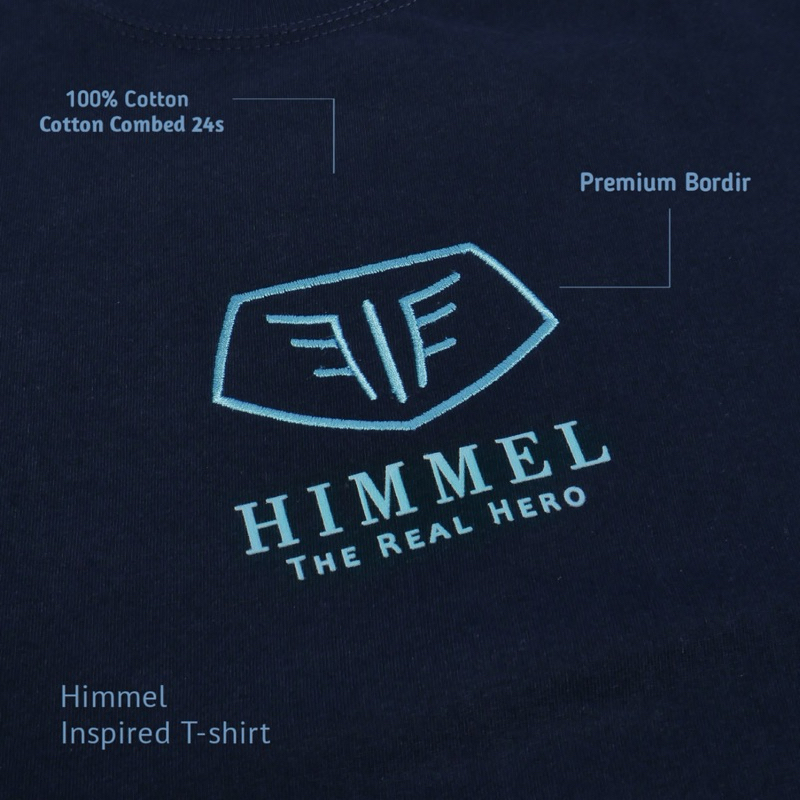 Baju Anime Himmel Bordir | akasuki.studio | Unisex | Kaos Anime | Frieren Himmel |  Himmel The Hero 