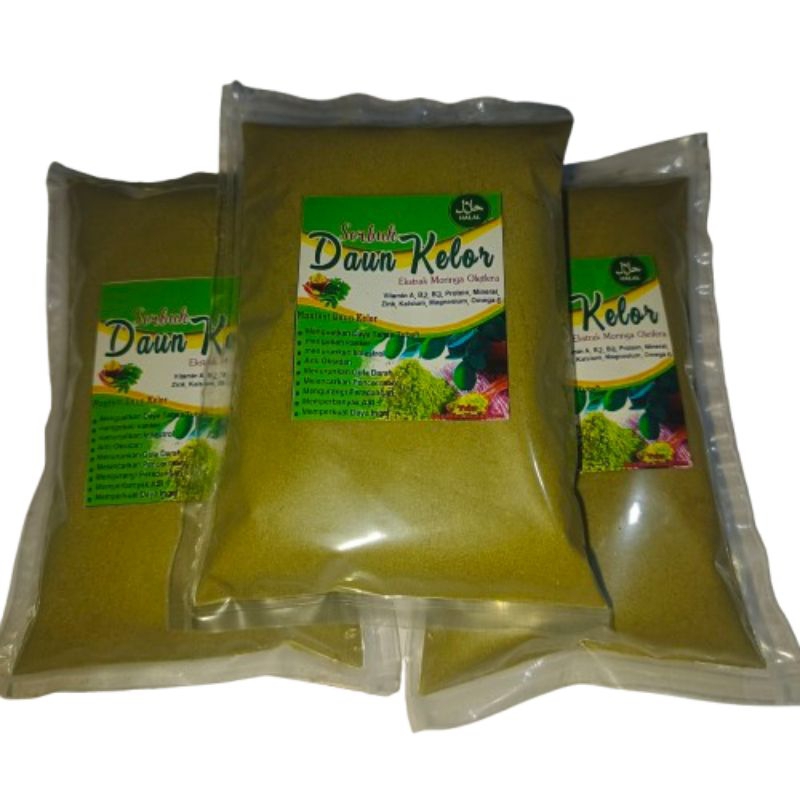 

Daun kelor halus 250 gram