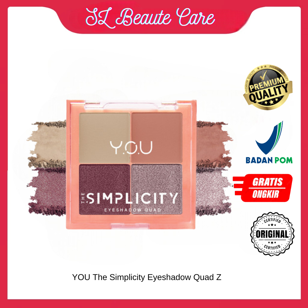 YOU The Simplicity Eyeshadow Quad Z