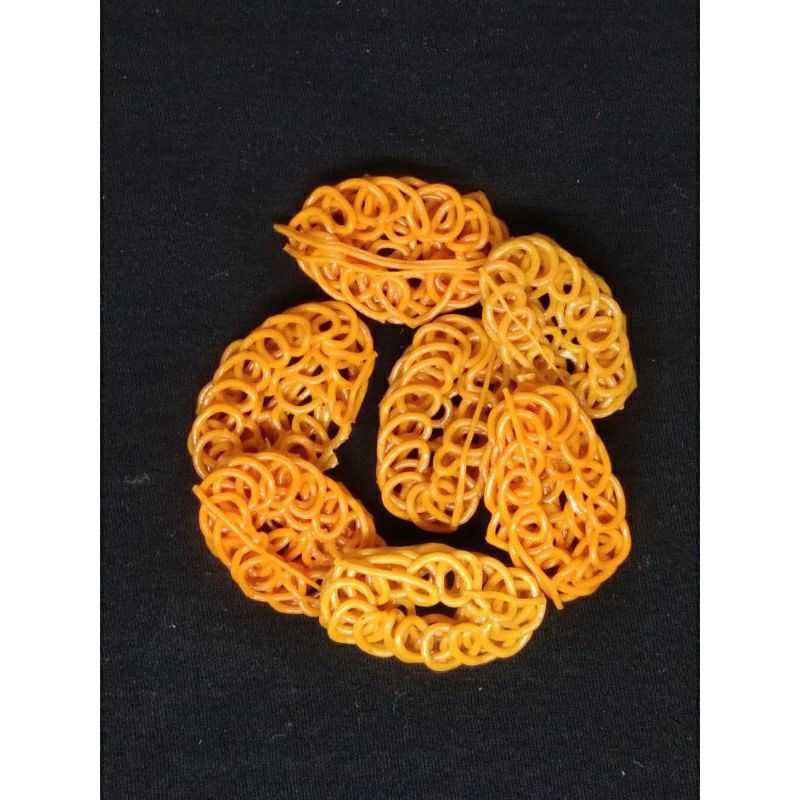 

krupuk krecek mentah bandung/uyel/rantai lonjong/oval 250gr