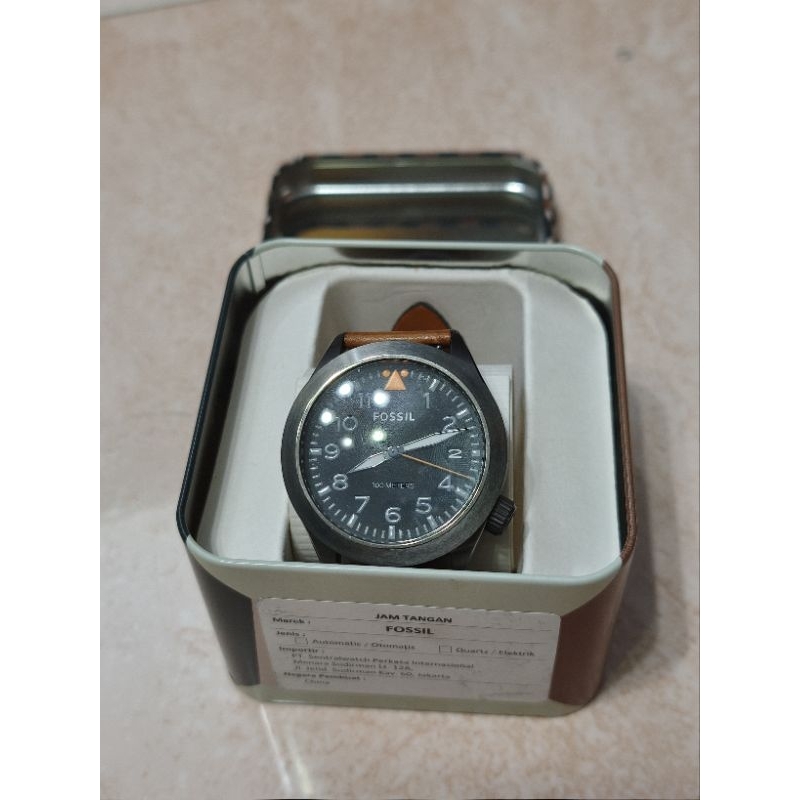 Jam Fossil 100 Meters AM4561 PreLoved/Second
