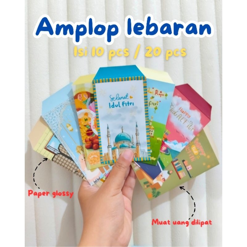 

Amplop lebaran isi 10 pcs/20 pcs, 20 desain lengkap