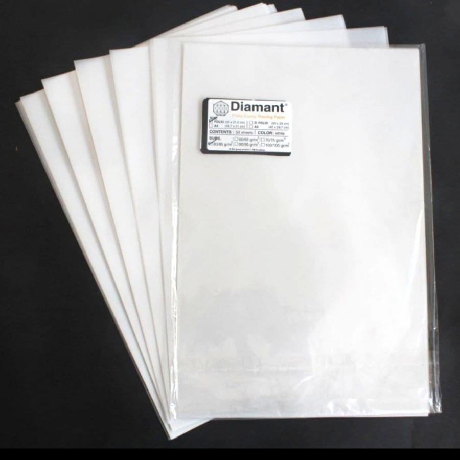 

DIAMANT KERTAS KALKIR A3 100/105 GRAM A3 / TRACING PAPER 1 PACK/ KERTAS JIPLAK