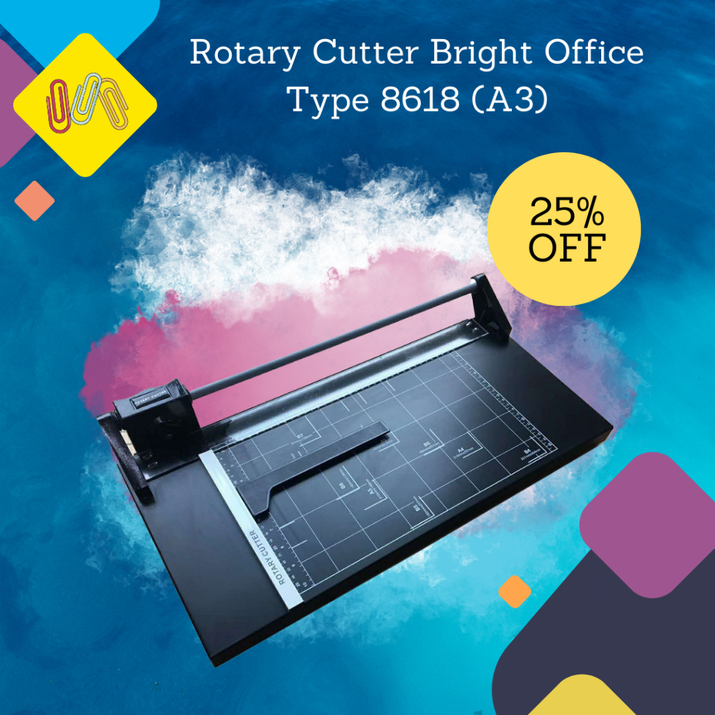 

Rotary Cutter Type 8618 Ukuran (A3) Merk Bright Office