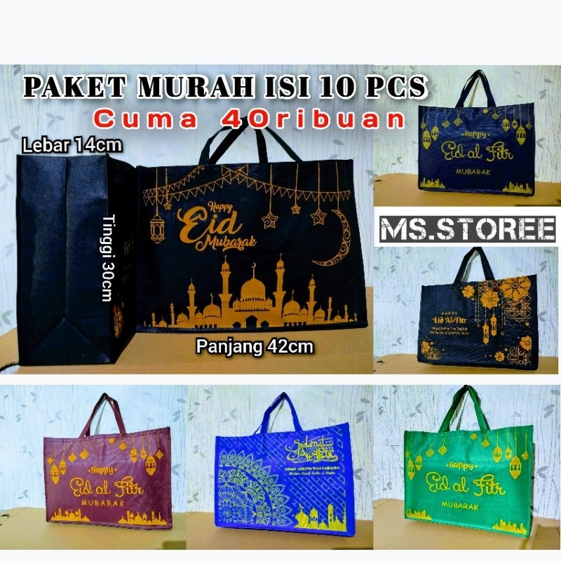 

Tas Lebaran idul fitri Goddie Bag Bingkisan Hadiah Thr Size Jumbo Termurah Ready Stok
