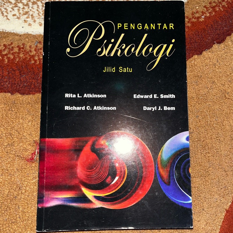 BBOOKS —[ORIGINAL PRELOVED] BUKU PENGANTAR PSIKOLOGI RITA L ATKINSON EDWARD E SMITH
