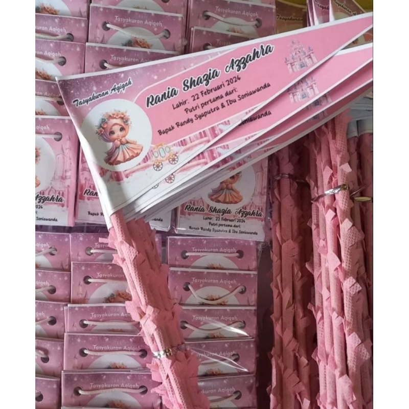 BENDERA AQIQAH COSTUM