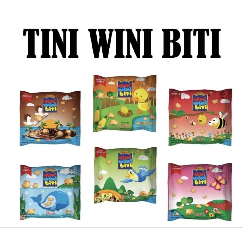 

Tini Wini Biti Semua Varian Coklat, Strobery, Manis, Asin, Jagung Manis, Pizza