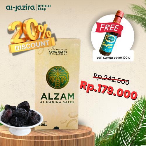 

Give Away Special Alzam Ajwa 500g FREE Sari Kurma Murni 100% Dateroyale Sayer