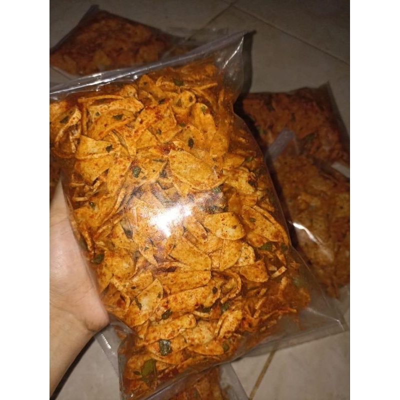 

500GR 250GR BASRENG STIK PEDES DAUN JERUK ORIGINAL ASIN GURIH