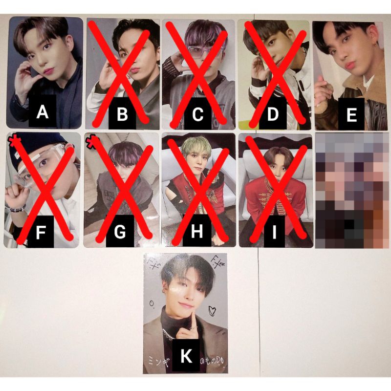 [Anteraja] Ateez Photocard POB Album Magazine Digipak Yunho Mingi Jongho Unit Cancam Answer Dejavu G