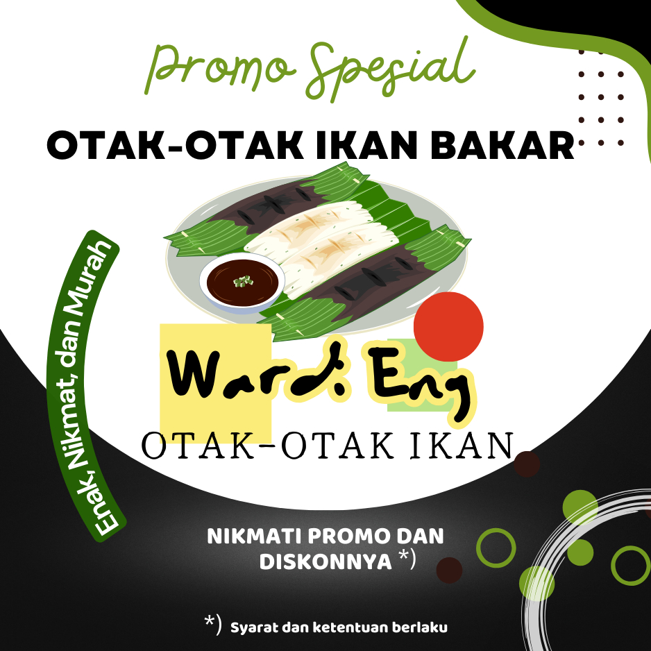 

Paket Hemat Ukuran L (10 pcs) & S (15 pcs) Otak-Otak Ikan Bakar