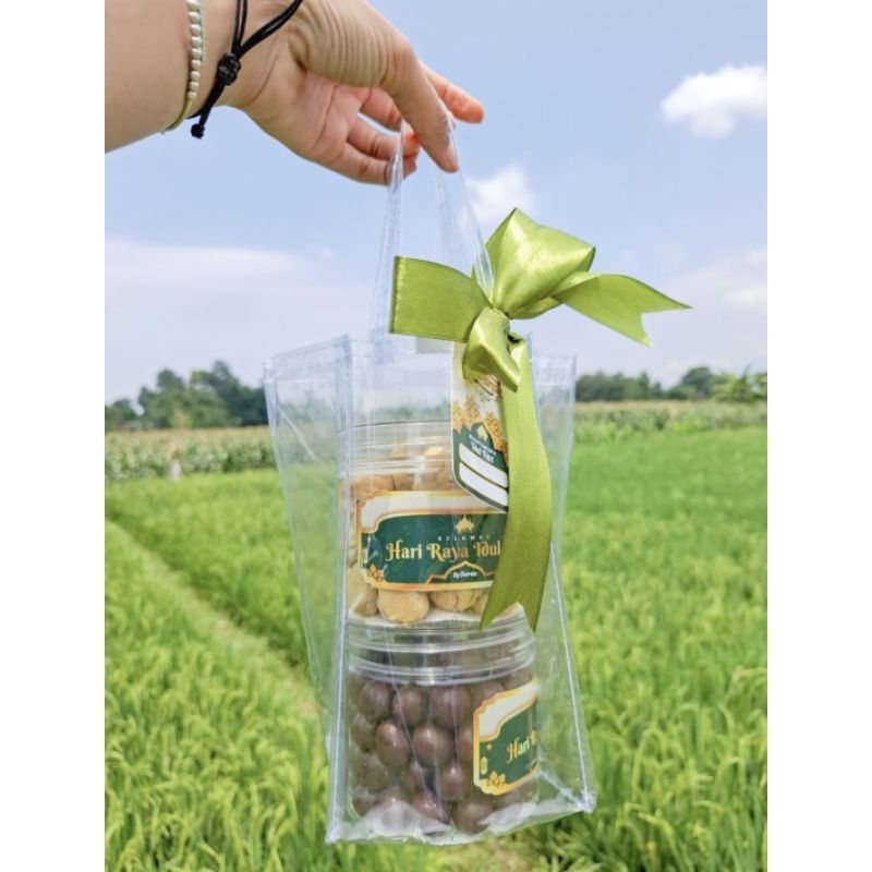 

isi 2 toples ukuran 500ml kue kering | hampers lebaran | hampers murah