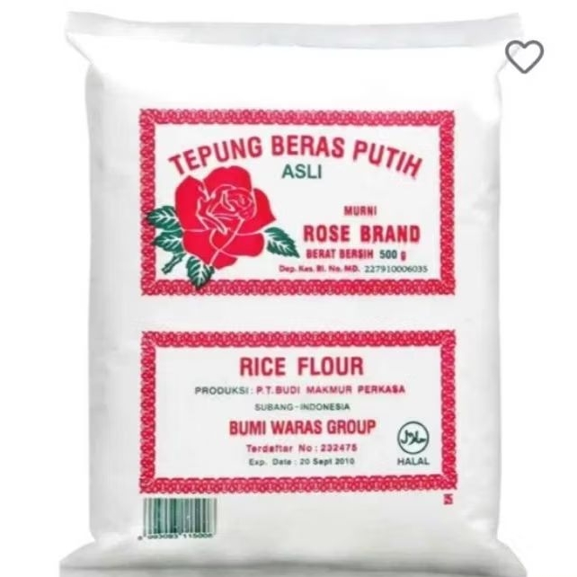

Tepung Beras Rose Brand 500gr